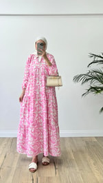 Berry Elbise Pembe 
