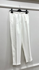Beyaz - Yeni Krep Pantolon 