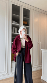 Biyeli Oysh Pantolon Siyah