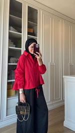 Bomber Gömlek Kırmızı