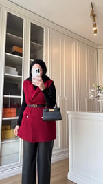 Buklet Yelek Bordo