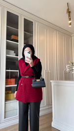 Buklet Yelek Bordo