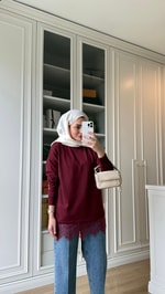 Dantelli Merserize Bordo