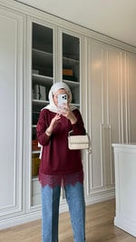 Dantelli Merserize Bordo