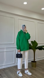 Fermuar Detaylı Sweatshirt - Benetton