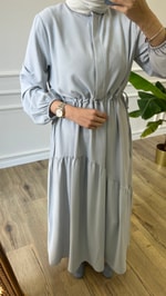 Flora Elbise - Gri