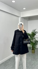 Gabardin Ceket Siyah