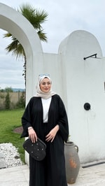 Gofre Kimono Takım Siyah