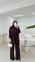 Ham Keten Takım Bordo
