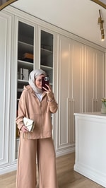 Hola Basic Takım Bej