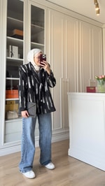 Hola Kaşe Ceket Siyah