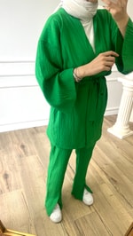 Kimono Takım - Benetton Yesili