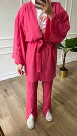 Kimono Takım - Pembe