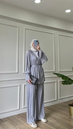 Kimonolu Piliseli Takım  - Gri