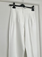 Krep Pantolon - Beyaz