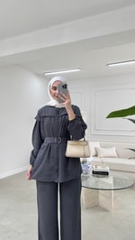 Lavinya Tensel Takım  Antrasit