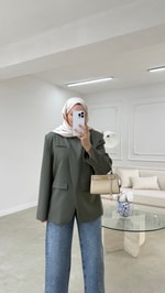 Luna Blazer Ceket Çağla