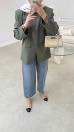 Luna Blazer Ceket Çağla
