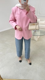 Luna Blazer Ceket Pembe 
