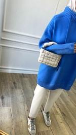 Mavi Üç iplik sweatshirt