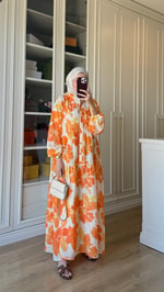 Mila Elbise Turuncu