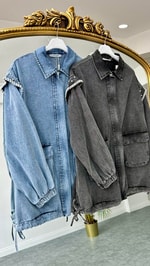 Moe Denim Ceket Mavi