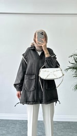 Moe Denim Ceket Siyah