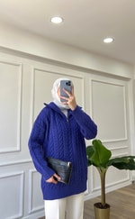 Mor Örgülü Kazak