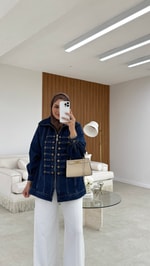 Napolyon Denim Ceket Lacivert