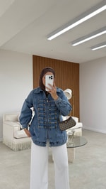 Napolyon Denim Ceket Mavi