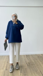 Nyc Sweatshirt Lacivert