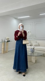 Omuz Detaylı Bluz Bordo