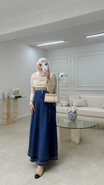 Omuz Detaylı Bluz Vizon