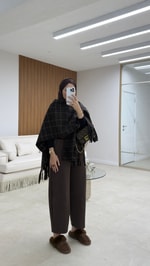 Oversize Skuba Pantolon Acı Kahve 