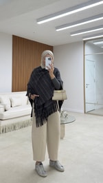 Oversize Skuba Pantolon Taş