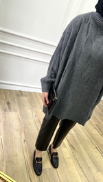 Oversize Triko - Antrasit