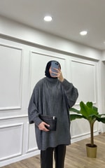 Oversize Triko - Antrasit