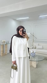 Oysh Etekli Takım Ekru