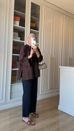 Oysh Sweatshirt Acı Kahve