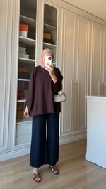 Oysh Sweatshirt Acı Kahve