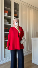 Oysh Sweatshirt Kırmızı