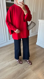 Oysh Sweatshirt Kırmızı