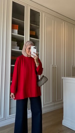 Oysh Sweatshirt Kırmızı
