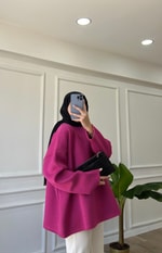 Pembe Basic Bisiklet Yaka 