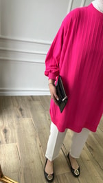 Pembe - Soft Merserize Tunik