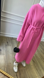 Pembe - Triko Elbise