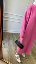 Pembe - Triko Elbise