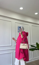 Pembe Yarasa Kollu Sweatshirt
