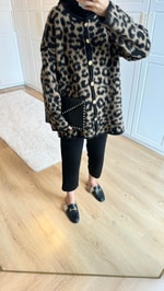 Premium Leopar Hırka
