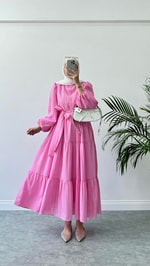 Pure Kat Elbise Pembe